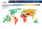 Карта страновых рисков – 3 кв. 2021 г.